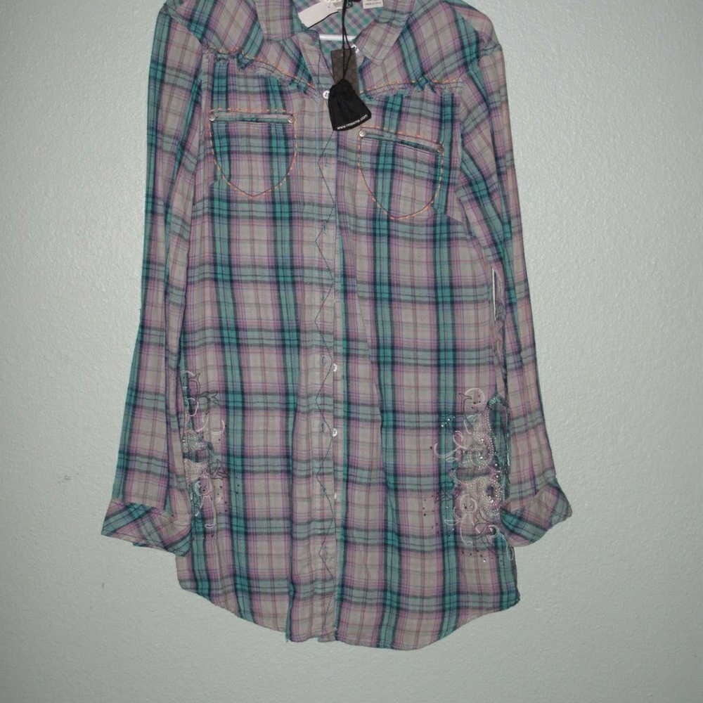 Miss Me BRAND NEW shirt dress!